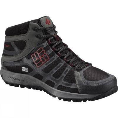 Zapatos Columbia Conspiracy III Mid Outdry Hombre - Gris Oscuro / Rojas - Chile SFZ549710